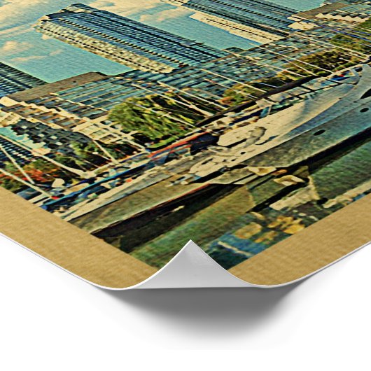 Toronto Vintage Travel Poster (Hoek)