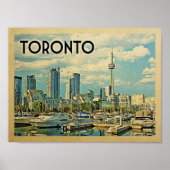 Toronto Vintage Travel Poster (Voorkant)