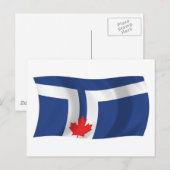Toronto Vlag Ansichtkaart Briefkaart (Voorkant / Achterkant)