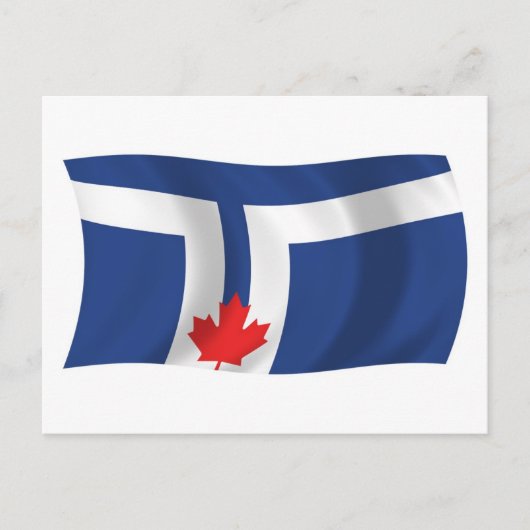 Toronto Vlag Ansichtkaart Briefkaart (Voorkant)