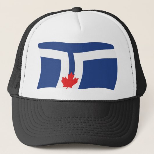 Toronto Vlag Hoed Trucker Pet (Voorkant)