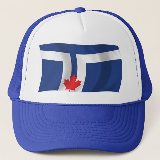 Toronto Vlag Hoed Trucker Pet (Voorkant)