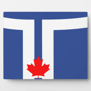 Toronto Vlag Plaquette Fotoplaat