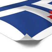 Toronto Vlag Poster Print (Hoek)