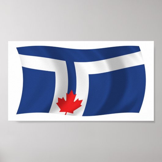 Toronto Vlag Poster Print (Voorkant)