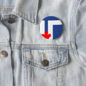 Toronto vlag ronde button 5,7 cm (In situ)
