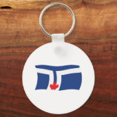 Toronto Vlag Sleutelhanger (Voorkant)