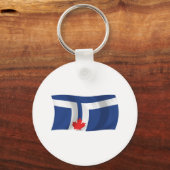 Toronto Vlag Sleutelhanger (Voorkant)