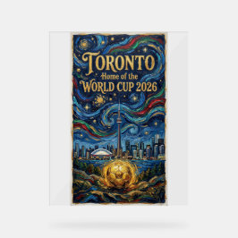 Toronto Voetbal Kunst 2026 Stadionontwerp Acryl Bord