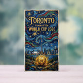 Toronto Voetbal Kunst 2026 Stadionontwerp Acryl Bord (Neutraal)
