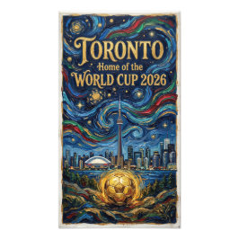 Toronto Voetbal Kunst 2026 Stadionontwerp Foto Afdruk