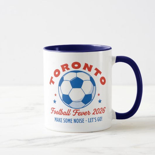Toronto Voetbal Vervoering 2026 Mok (Rechts)