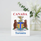Toronto-wapen Briefkaart (Staand voorkant)