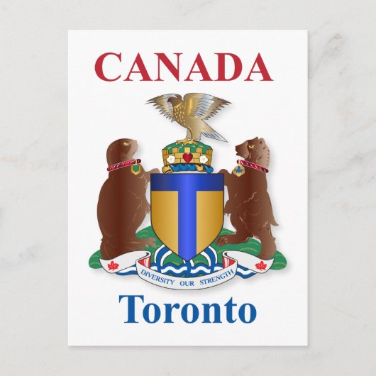 Toronto-wapen Briefkaart (Voorkant)