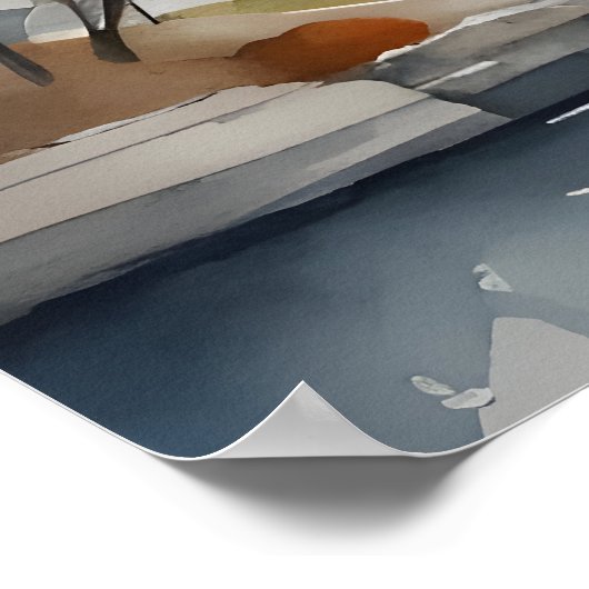 Toronto waterverf kunst poster (Hoek)