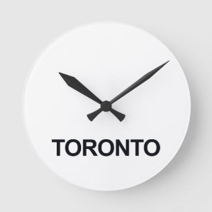 TORONTO WERELDWIJDE TIMEZONE CLOCK SET RONDE KLOK