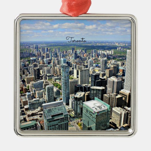Toronto Wolkenkrabbers - Toronto, Ontario, Canada Metalen Ornament (Voorkant)