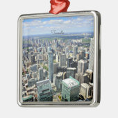 Toronto Wolkenkrabbers - Toronto, Ontario, Canada Metalen Ornament (Links)
