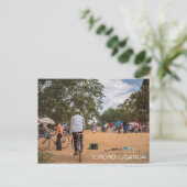 Tororo Uganda Market Travel. Aanpassen  Briefkaart (Staand voorkant)