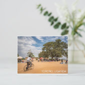 Tororo Uganda Market Travel Briefkaart (Staand voorkant)