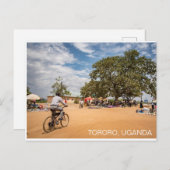 Tororo Uganda Market Travel Briefkaart (Voorkant / Achterkant)