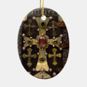 T'oros Roslin-evangelies Keramisch Ornament (Achterkant)