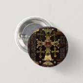 T'oros Roslin Gospels Ronde Button 3,2 Cm (Voorkant /achterkant)