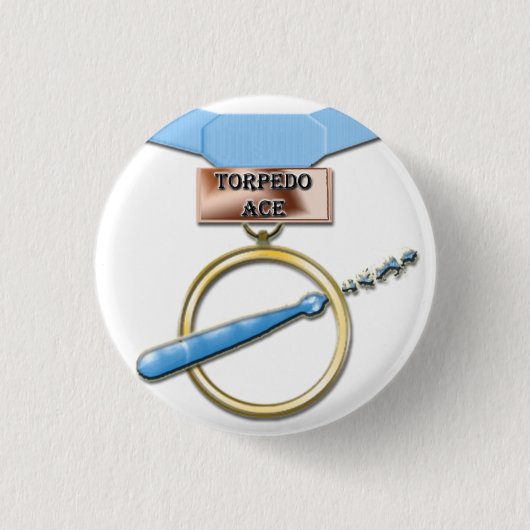 Torpedo Ace-knop Ronde Button 3,2 Cm (Voorkant)