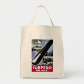 Torpedo de as tote bag (Voorkant)