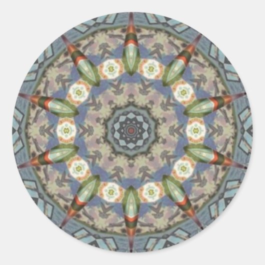 torpedo mandala Sticker (Voorkant)
