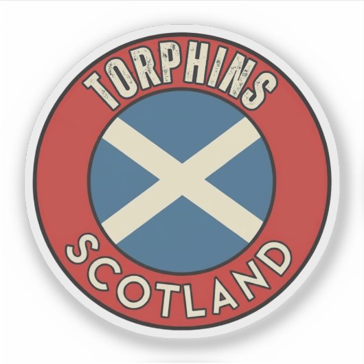 Torphins, Schotland Sticker (Voorkant)