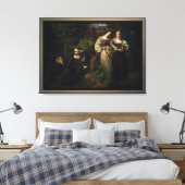 Torquato Tasso en de twee Leonores Canvas Afdruk (Insitu (Slaapkamer))