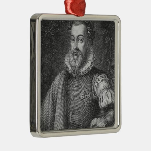 Torquato Tasso Metalen Ornament (Rechts)