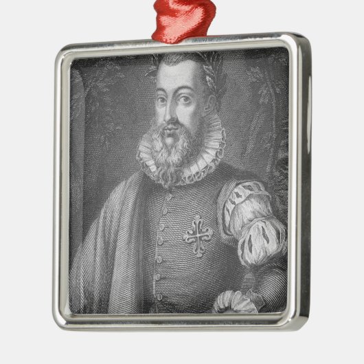 Torquato Tasso Metalen Ornament (Links)