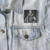 Torquato Tasso Vierkante Button 5,1 Cm (In situ)