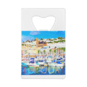 Torquay Creditkaart Flessenopener (Achterkant)