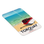 Torquay Devon poster voor het reizen langs de kus Magneet (Rechterzijde)