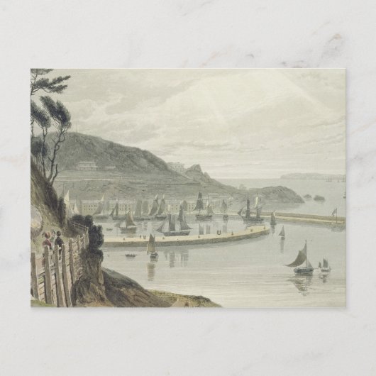 Torquay, Devon, uit deel VIII van 'A Voyage Arou' Briefkaart (Voorkant)