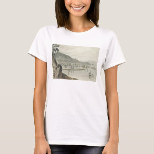 Torquay, Devon, uit deel VIII van 'A Voyage Arou' T-shirt
