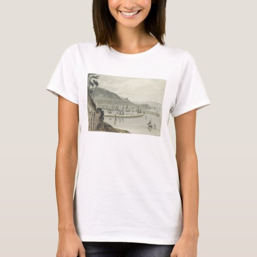 Torquay, Devon, uit deel VIII van 'A Voyage Arou' T-shirt (Voorkant)