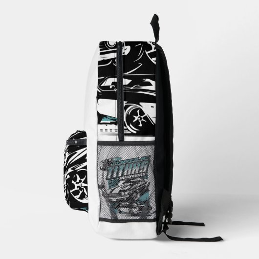 TORQUE TITANS AUTOWORKS - USA LEGEND CARS BEDRUKTE RUGZAK (Rechts)