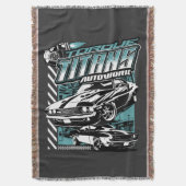 TORQUE TITANS AUTOWORKS - USA LEGEND CARS DEKEN (Voorkant Verticaal)