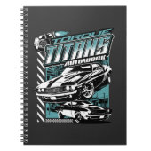 TORQUE TITANS AUTOWORKS - USA LEGEND CARS NOTITIEBOEK (Voorkant)