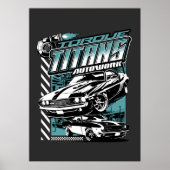 TORQUE TITANS AUTOWORKS - USA LEGEND CARS POSTER (Voorkant)