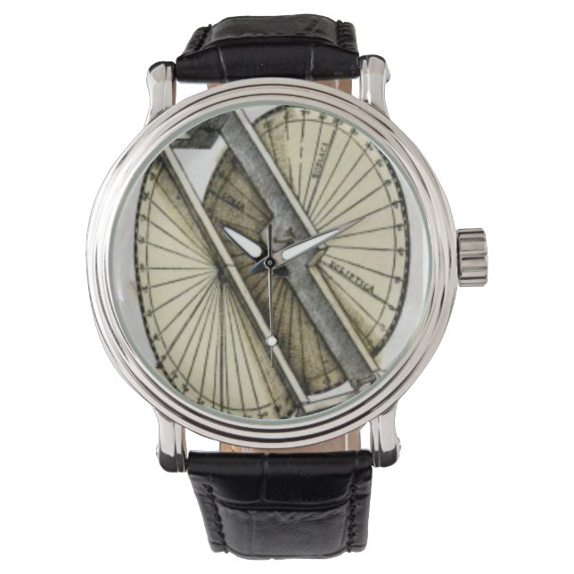 Torquetum Illustratie Horloge (Voorkant)