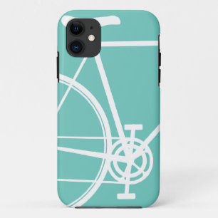 Torquoise Abstract Bicycle iPhone 5 Hoesje