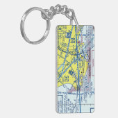 Torrance Airport Chart/Sleutelhanger taxidiagram Sleutelhanger (Voorkant Links)