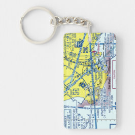 Torrance Airport Chart/Sleutelhanger taxidiagram Sleutelhanger