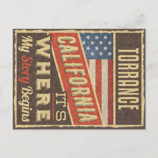 Torrance California Briefkaart (Voorkant)
