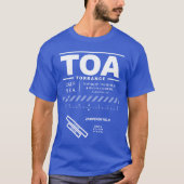 Torrance Luchthaven - Zamperini Field TOA T-shirt (Voorkant)
